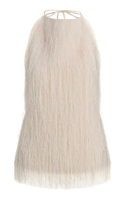 Sirapop Lina Fringe Top In Neutral