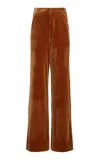 Sirapop Tina Velvet Pants In Brown