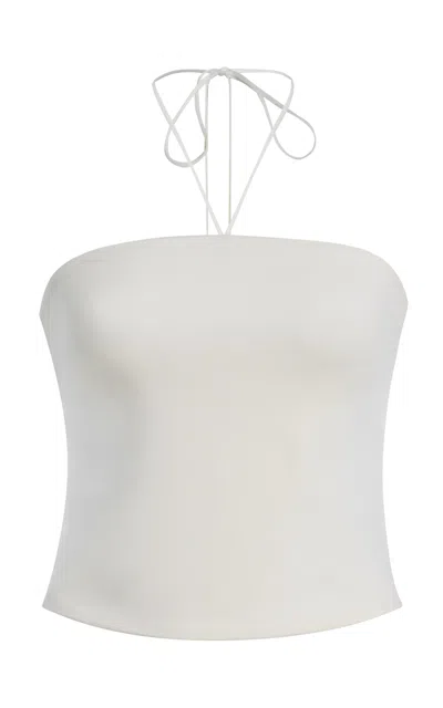 Sirapop Valerie Jersey Top In White