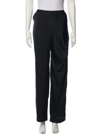 Pre-owned Sirapop Wide Leg Pants In Black