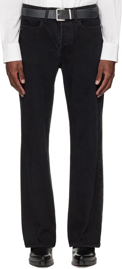 Sire Black Bootcut Washed Jeans