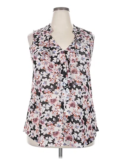 Pre-owned Siren Lily Sleeveless Blouse In Black
