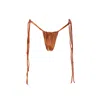 Siren Swimwear Women's Gold / Brown Siren Ibiza Reversible Bronze Bottom In Gold/brown
