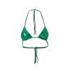 Siren Swimwear Women's Green Siren Ibiza Reversible Bikini Emerald Top In Green