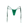 Siren Swimwear Women's Green Siren Ibiza Reversible Emerald Bottom In Green
