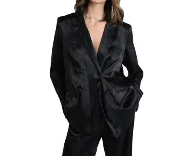 Sirena Adele Tiger Blazer In Black