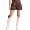 Sirena Alice Shorts In Brown In Brown