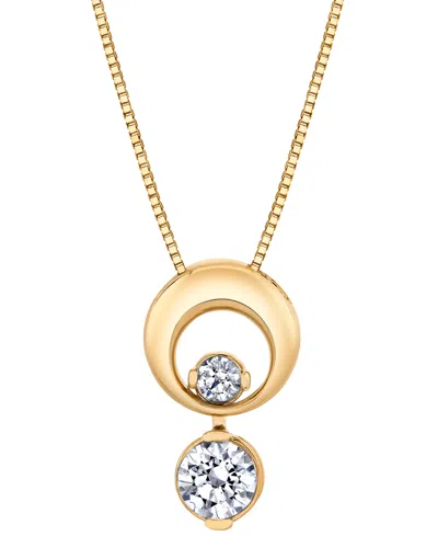 Sirena Diamond 18" Pendant Necklace (1/2 Ct. T.w.) In 14k Yellow Gold