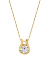 Sirena Lab Grown Diamond Horseshoe Pendant Necklace (2 Ct. T.w.) In 14k Yellow Gold (also In 14k White Gold In Gold