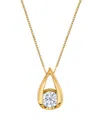 Sirena Lab Grown Diamond Pear Shape Pendant Necklace (1-1/2 Ct. T.w.) In 14k Yellow Gold (also In 14k White In Gold
