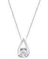 Sirena Lab Grown Diamond Pendant Necklace (1 Ct. T.w.) In 14k White Gold (also In 14k Yellow Gold) In Metallic