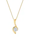 Sirena Lab Grown Diamond Pendant Necklace (2 Ct. T.w.) In 14k Yellow Gold (also In 14k White Gold) In Gold