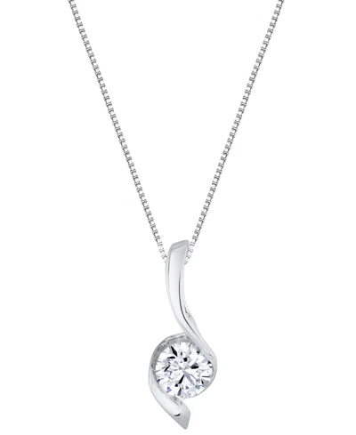 SIRENA LAB GROWN DIAMOND PENDANT NECKLACE (2 CT. T.W.) IN 14K YELLOW GOLD (ALSO IN 14K WHITE GOLD)