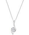 Sirena Lab Grown Diamond Signature Pendant Necklace (1 Ct. T.w.) In 14k White Gold (also In 14k Yellow Gold In Metallic