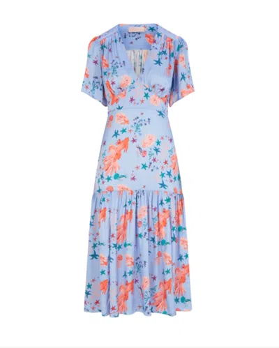 Sirens London Women's Imelda Dress Blue Print