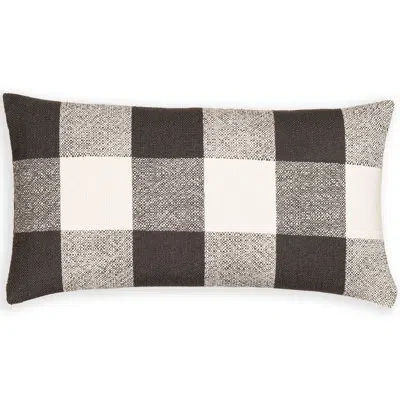 Siscovers Birch Lane Cleveland Throw Pillow Lumbar In Polyester,black Checkered
