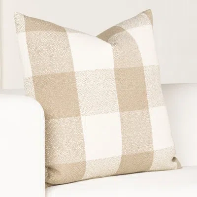 Siscovers Birch Lane Cleveland Throw Pillow Throw In Polyester,brown Checkered