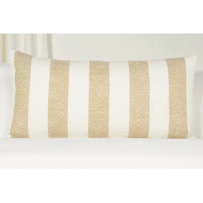 Siscovers Birch Lane Harding Throw Pillow Lumbar In Yellow Striped,polyester