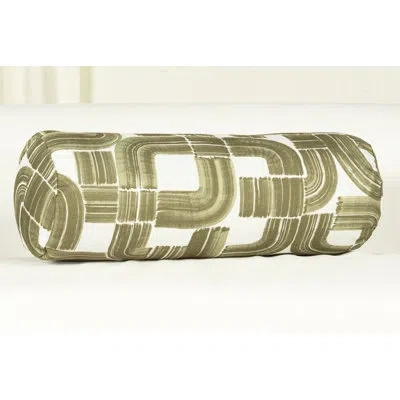 Siscovers Bolster Accent Pillows In Brown Geometric 1