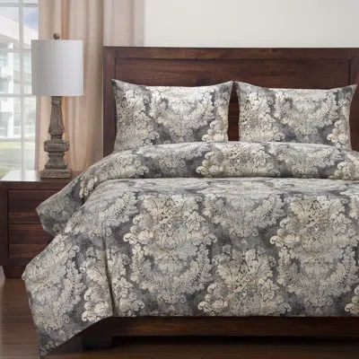 Siscovers Cindersmoke, Linen Duvet Cover Set In Gray
