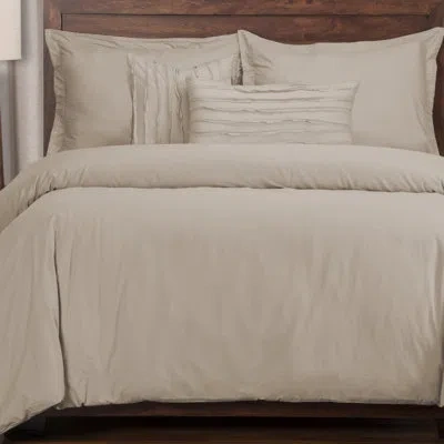 Siscovers Classic 6 Piece Duvet Cover Set In Almond