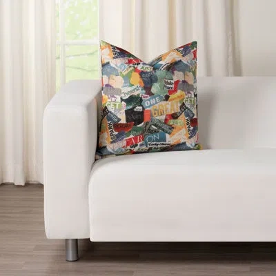 Siscovers Clippings Decoupaged Print Pillow