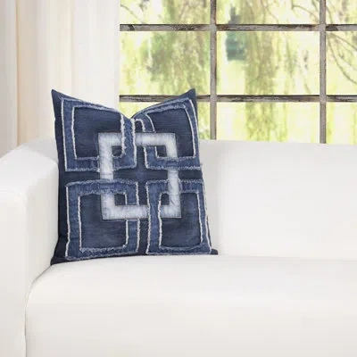 Siscovers Cotton Throw Square Pillow Cover And Insert