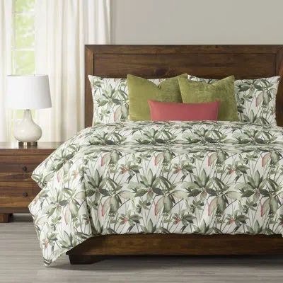 Siscovers Desert Palm Duvet Cover & Insert Set In Palm Green
