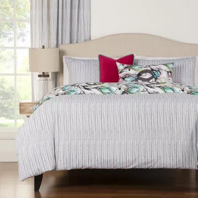 Siscovers Dream Catcher Reversible Duvet Cover Set In Purple,blue,gray