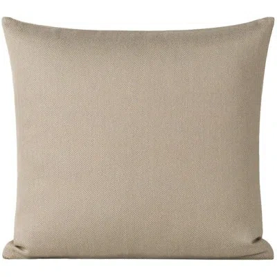 Siscovers Everlast Synthetic Square Pillow Cover & Insert In Khaki;khaki