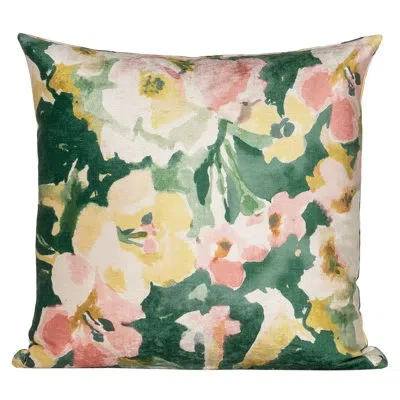 Siscovers Floral Velvet Throw Pillow Throw