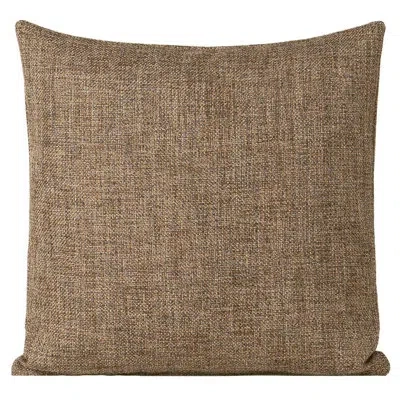 Siscovers Fusion Polyester Square Pillow Cover & Insert In Brown