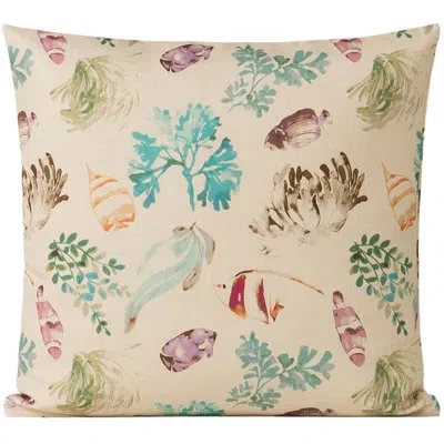 Siscovers Galapagos Coral Throw Pillow