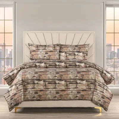 Siscovers Graffiti Bedding In Smoke