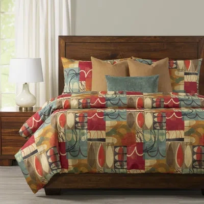 Siscovers Hang Loose Abstract Print Duvet Cover & Insert Set In Multi-color