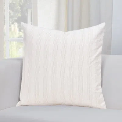 Siscovers Homestead Square Pillow Cover & Insert In Cream,tan