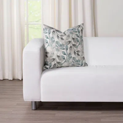 Siscovers Lake & Garden Water-color Print Pillow In Polyester
