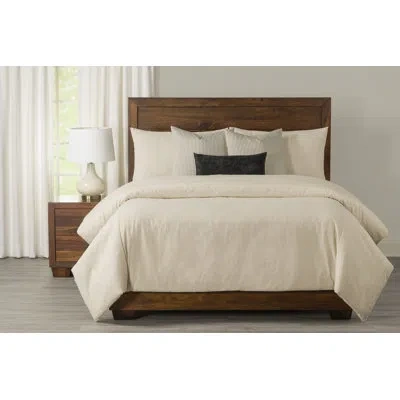Siscovers Linen Bisque Duvet Cover & Insert Set In Cream Bisque