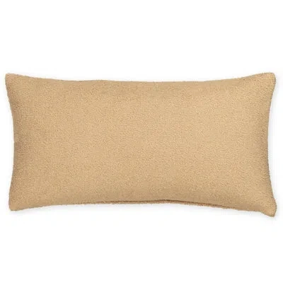 Siscovers Maudette Striped Reversible Throw Pillow In Beige