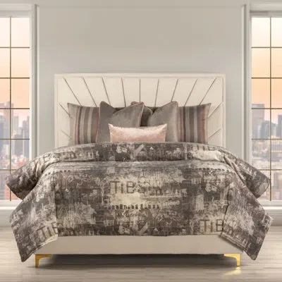 Siscovers Metropolitan Smoke Duvet Cover & Insert Set