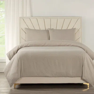 Siscovers Microfiber Duvet Cover & Insert Set In Dune