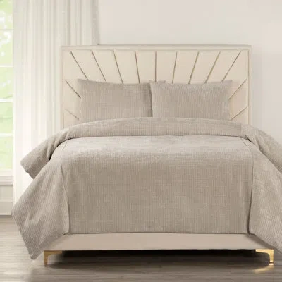 Siscovers Microfiber Duvet Cover & Insert Set In Linen