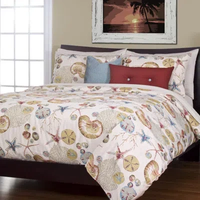 Siscovers Naples Duvet Cover Set In Coral