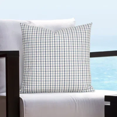 Siscovers Nash Solarium Outdoor Square Pillow Cover & Insert In Gray
