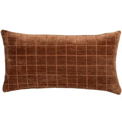 Siscovers Otterville Geometric Throw Pillow In Brown