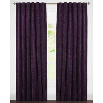 Siscovers Padma Polyester Curtain In Purple