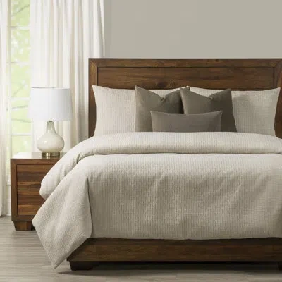 Siscovers Plush Linen Velour Duvet Cover And Insert Set