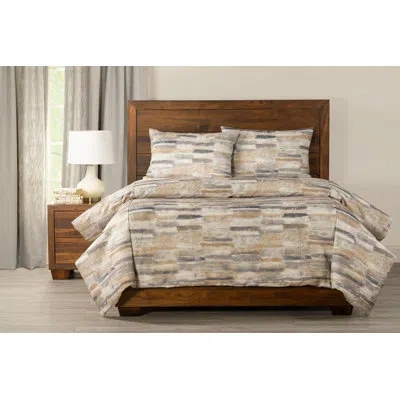 Siscovers Sedona Abstract Print Duvet Cover Set In Beige