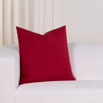 Siscovers Silver Ion Stain-resistant Throw Pillow In Merino Cherry
