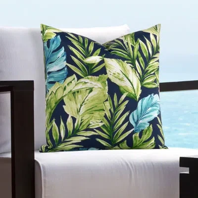Siscovers Solarium Big Island Outdoor Square Pillow Cover & Insert